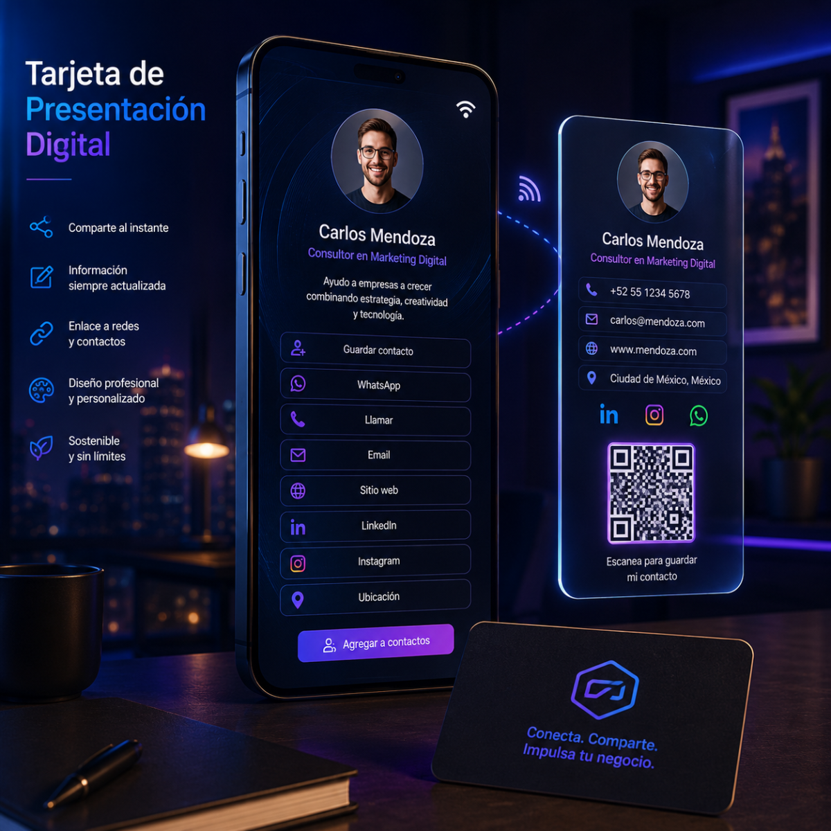 Tarjeta de Presentación Digital