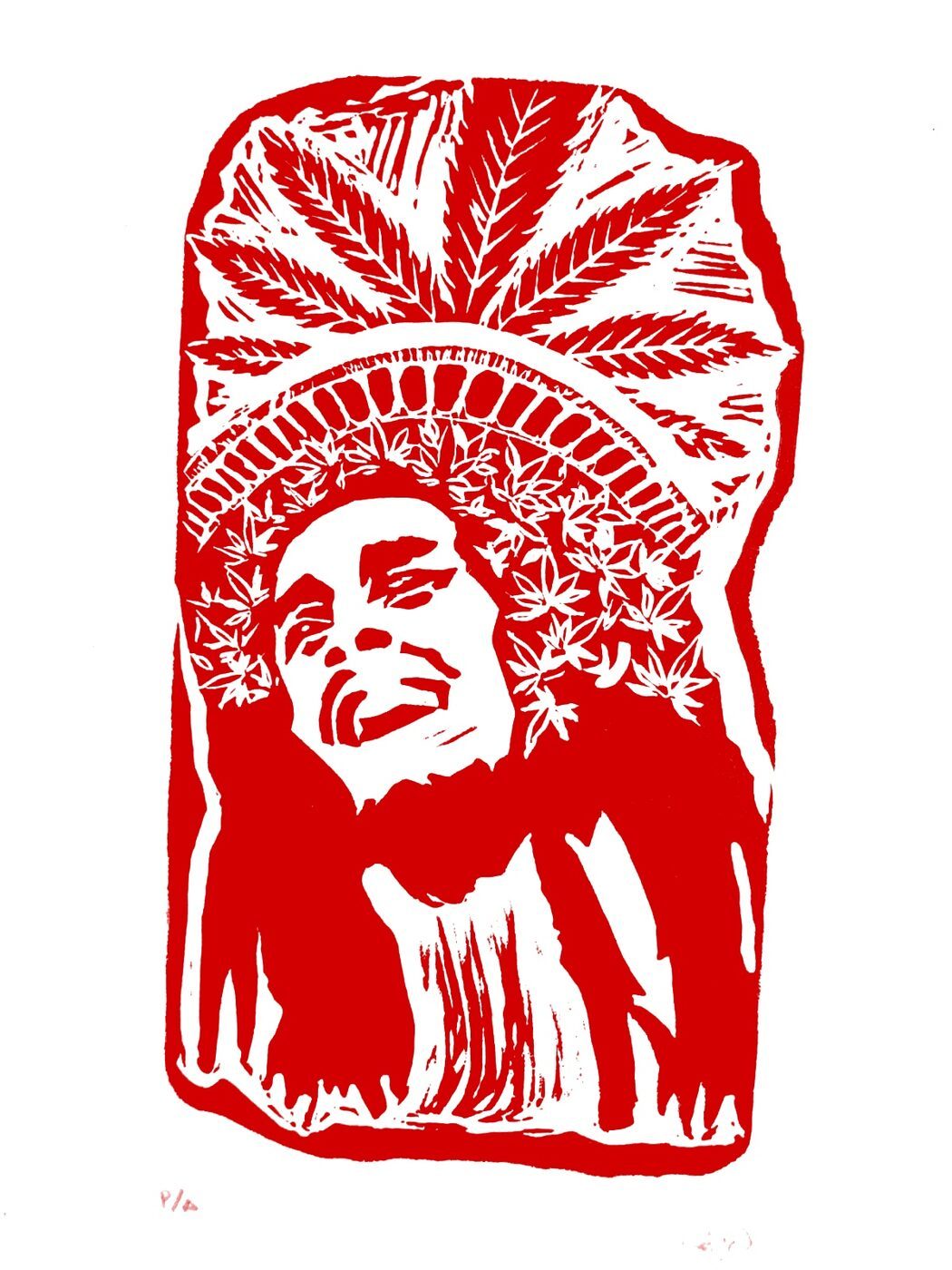 Bob Marley (versión roja)