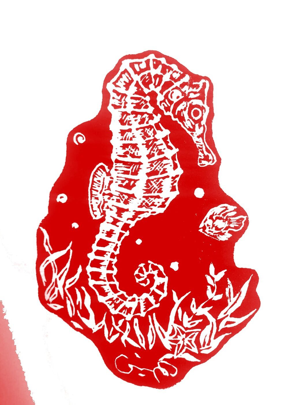 Caballito de mar (versión roja)