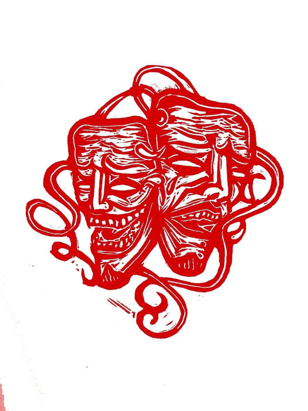 Máscaras (versión roja)
